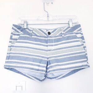 SO NWT Jr. Low Rise Striped Cuffed Hem Shorts